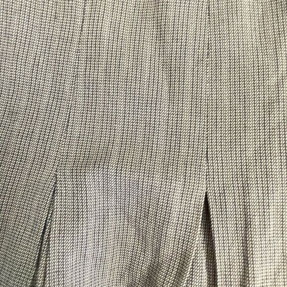 CAbi Liverpool Pleated Riding Skirt Brown Lined Knee Length Cotton 202 size 12 - Picture 4 of 4